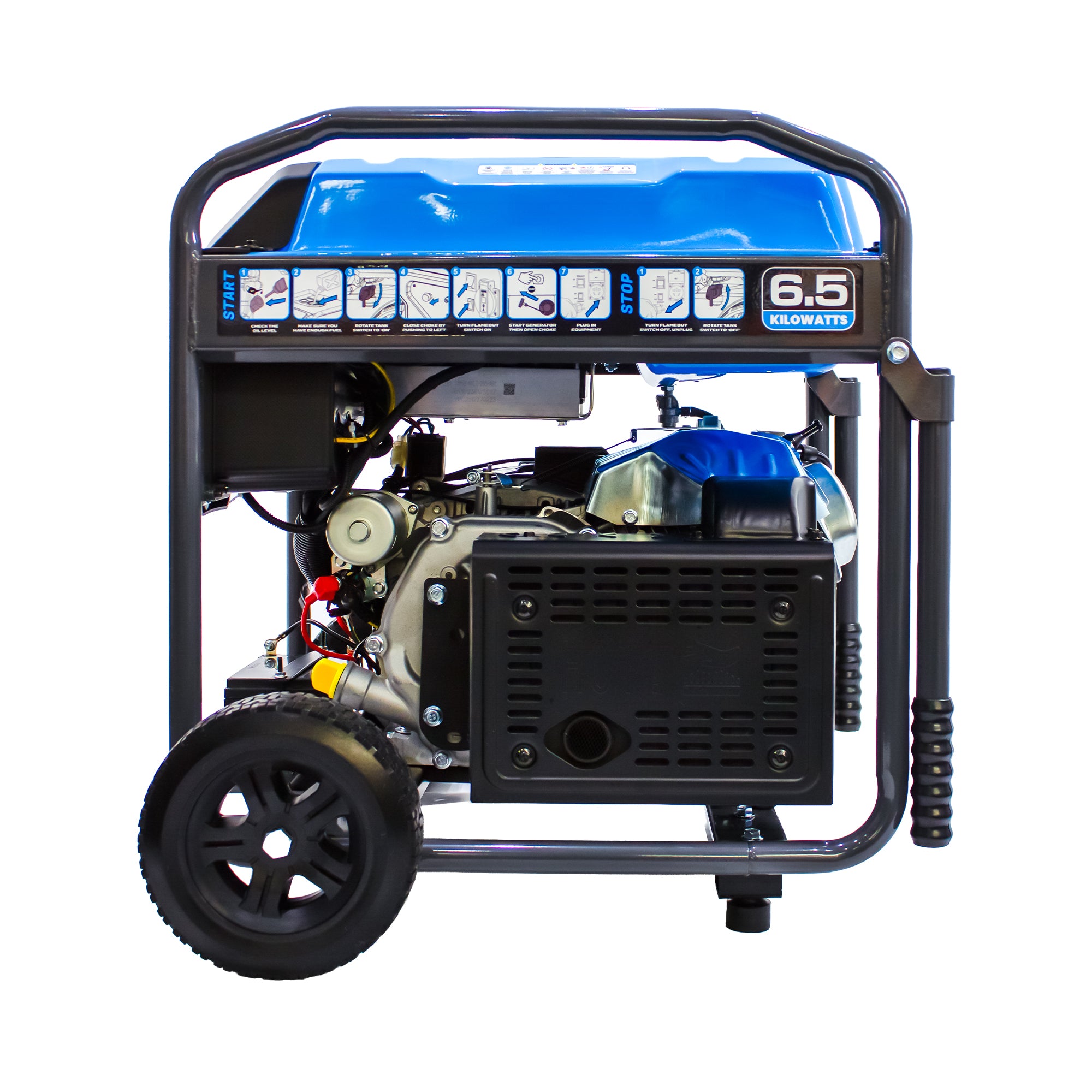 Gorilla Power 6500W Inverter Open Frame Generator with Electric Start - GP6500iE  – High Performance & Fuel Efficient