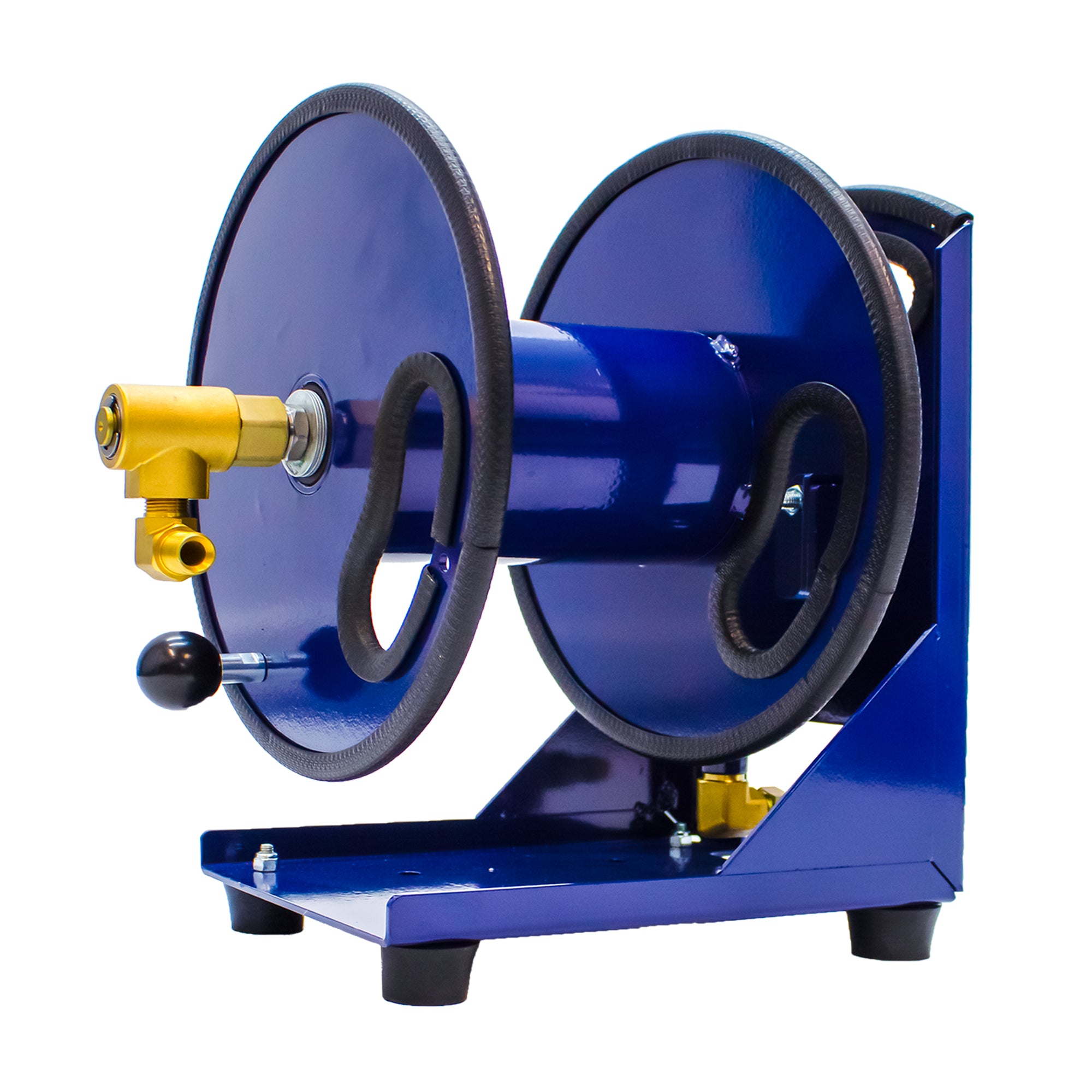 30m Hose Reel on Base Frame - Steel