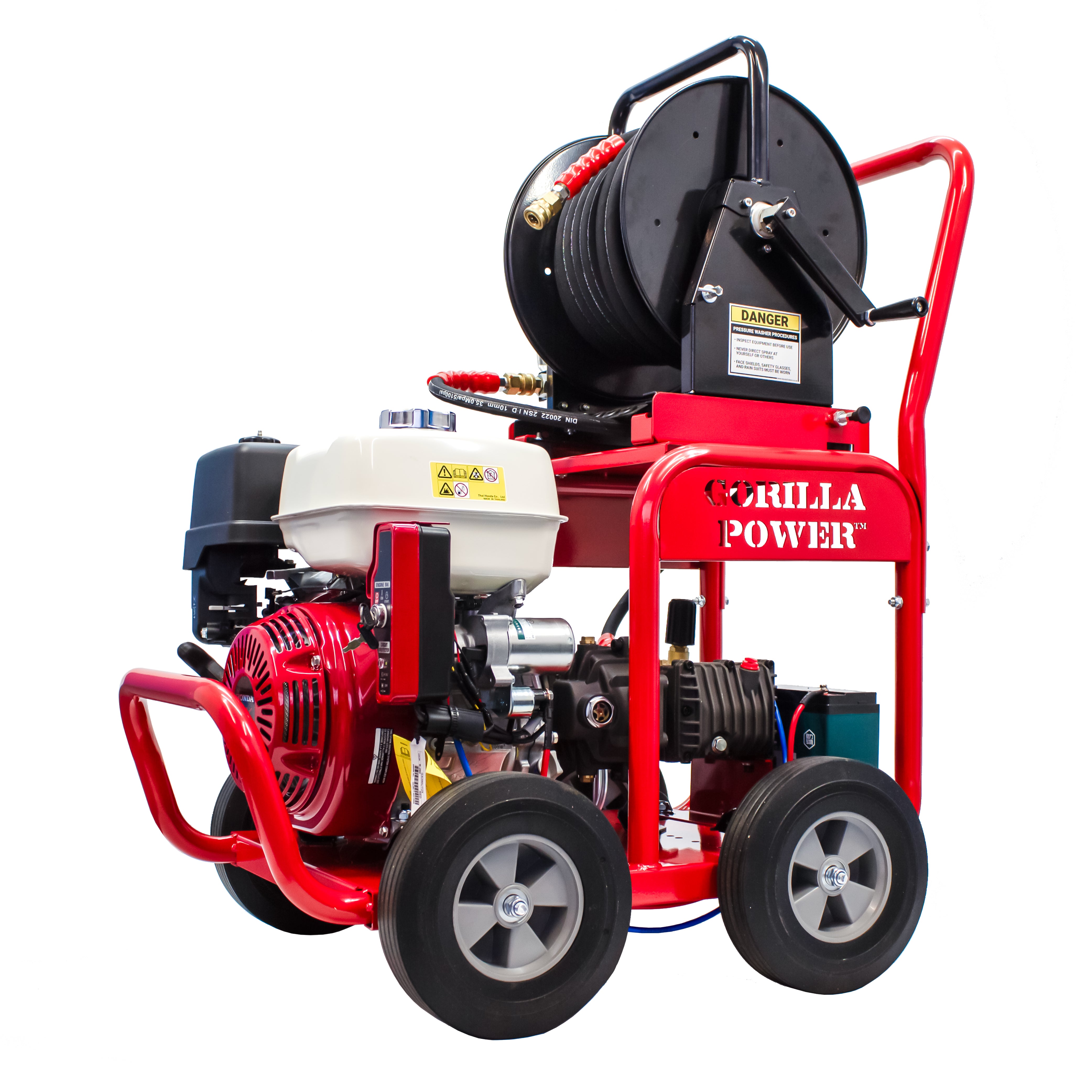 Kiam GORILLA POWER® 3600PSI 15LPM 13HP Petrol Pressure Washer Honda GX390 Engine