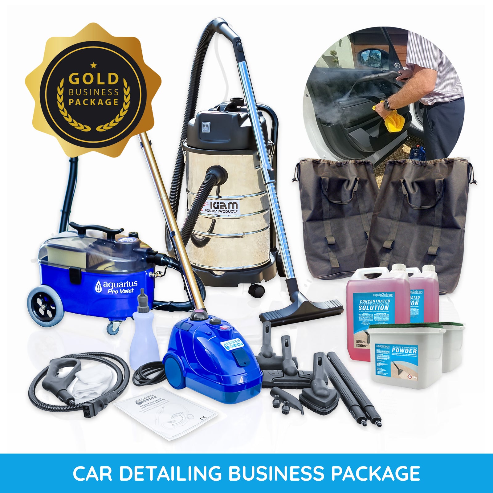 Gold Car Detailing Business StartUp Package Equip2Clean