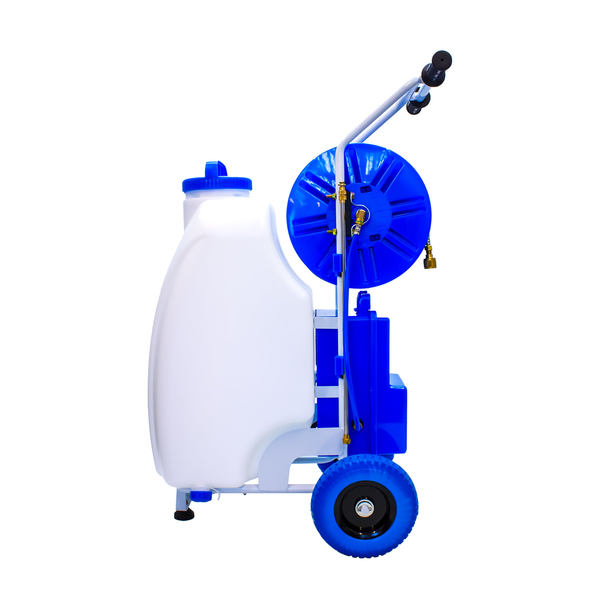 Aquaspray Pro Réservoir de pulvérisation d'eau à piles de 45 L avec poteau de 25 pieds et système de raclette
