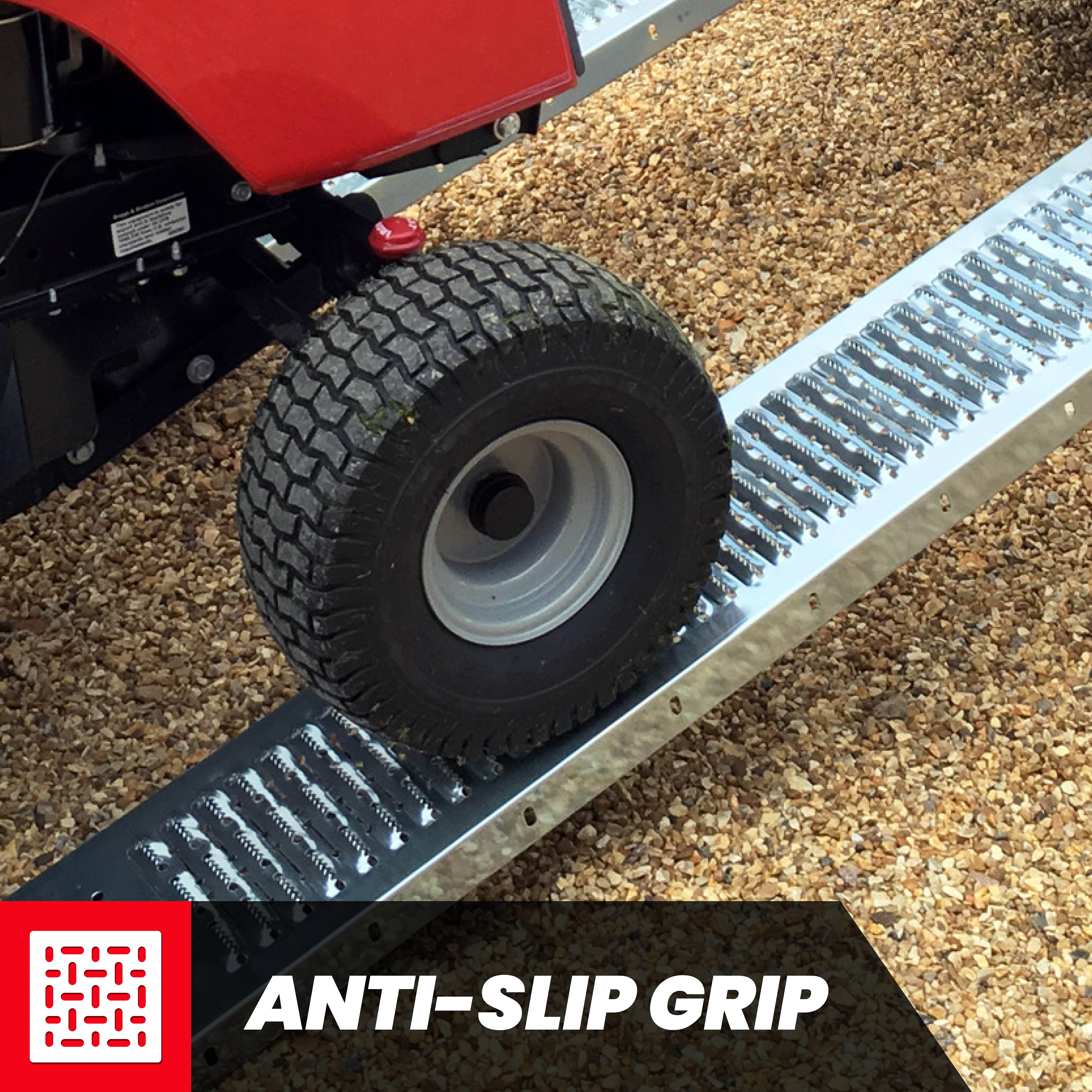Rampe Pliante 180cm (pliable à 90cm) pour Motos, Motos, Fauteuils Roulants, Scooter de Mobilité (Charge 200kg)