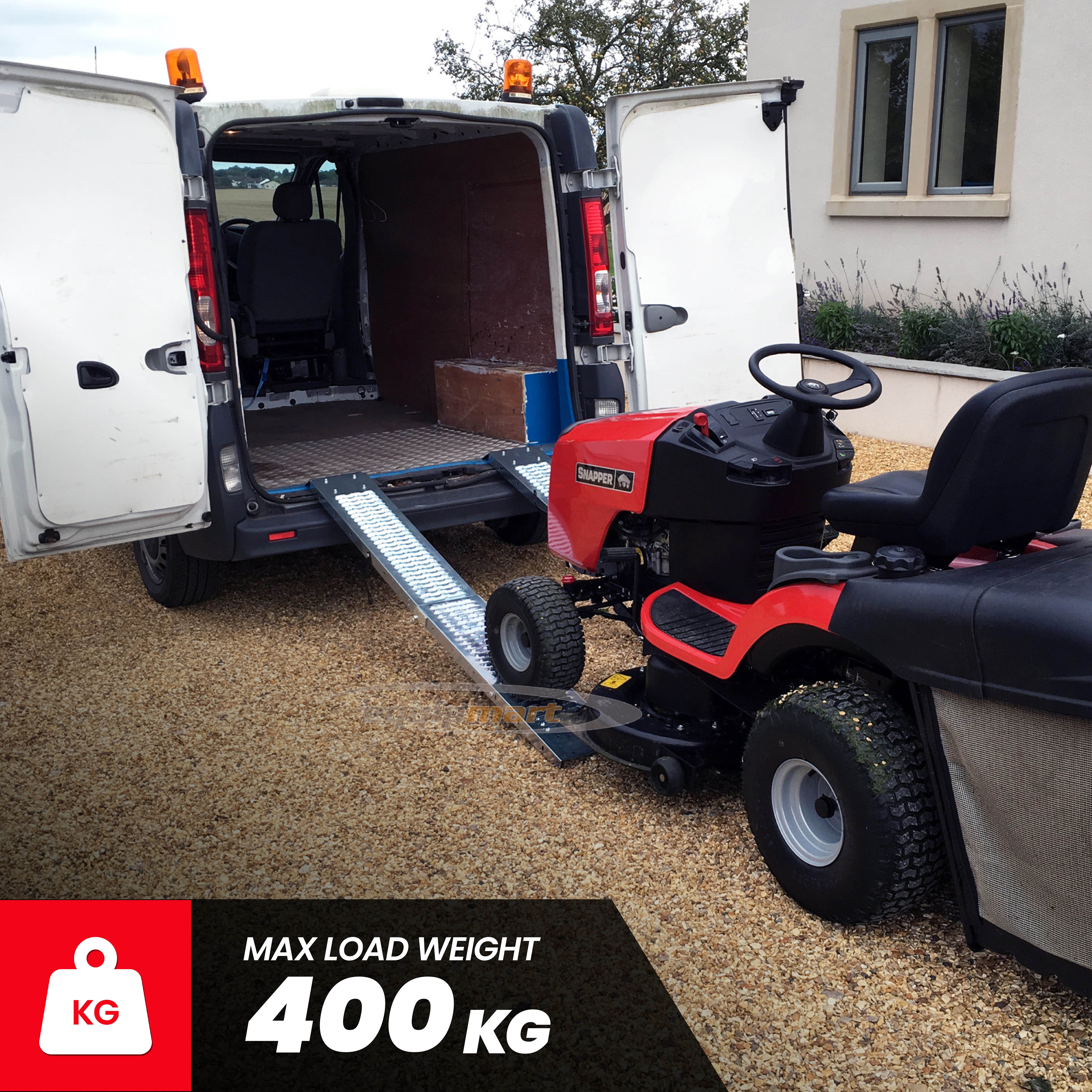 Loading Ramps 1.85m (Set of 2) Heavy Duty 400KG Loading Capacity
