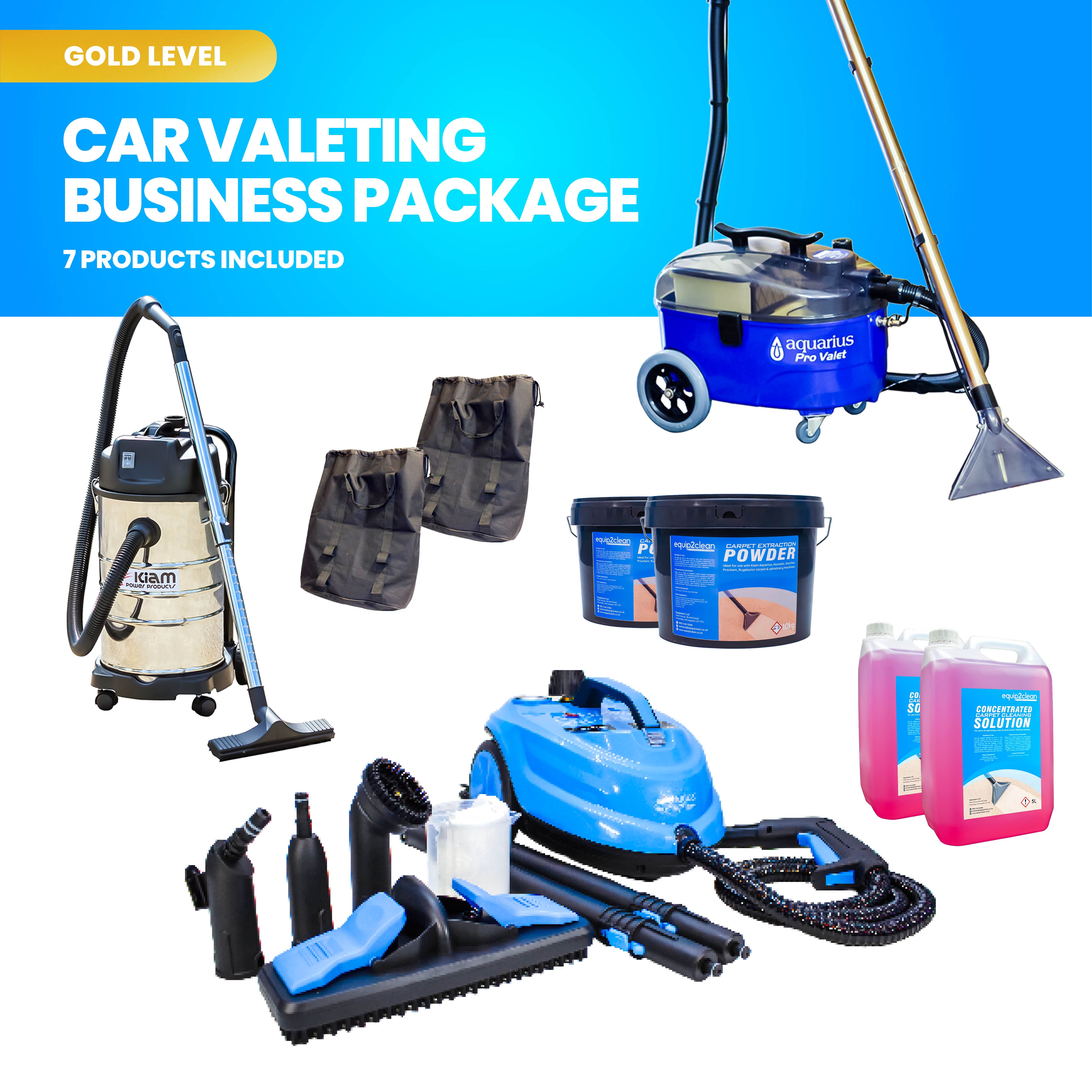 Gold - Interior Car Valeting Business Start-Up Package