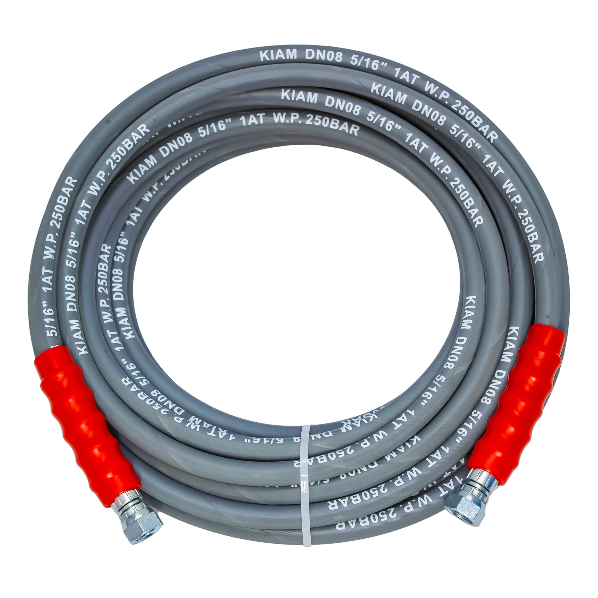 Non-Marking GREY 5/16 High pressure Hose - 3/8" Female Screw - 3/8" Female Screw Heavy Duty