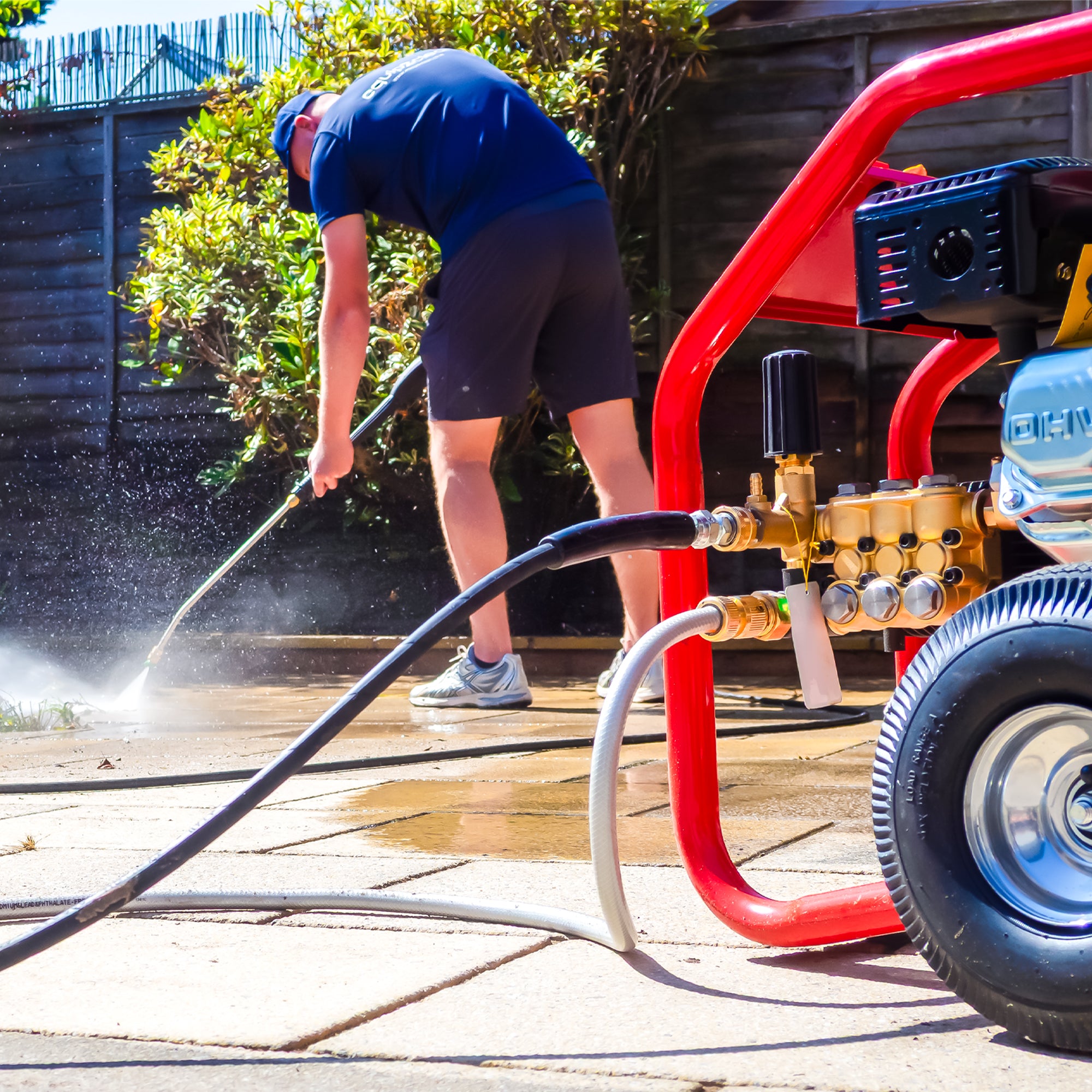 Kiam Warrior 3700P Petrol High Pressure Washer Jet Cleaner (14HP)