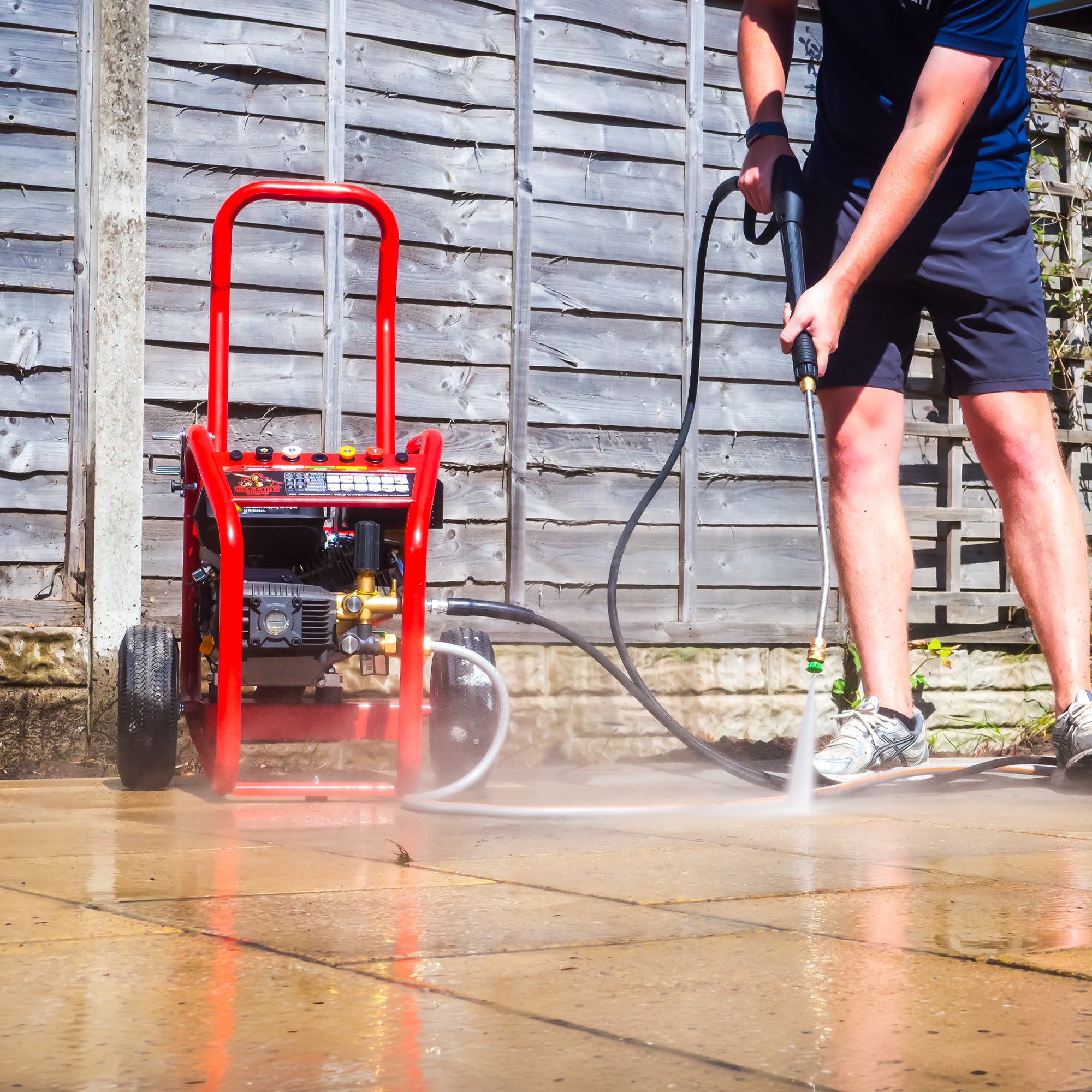 Kiam Warrior 3700P Petrol High Pressure Washer Jet Cleaner (14HP)