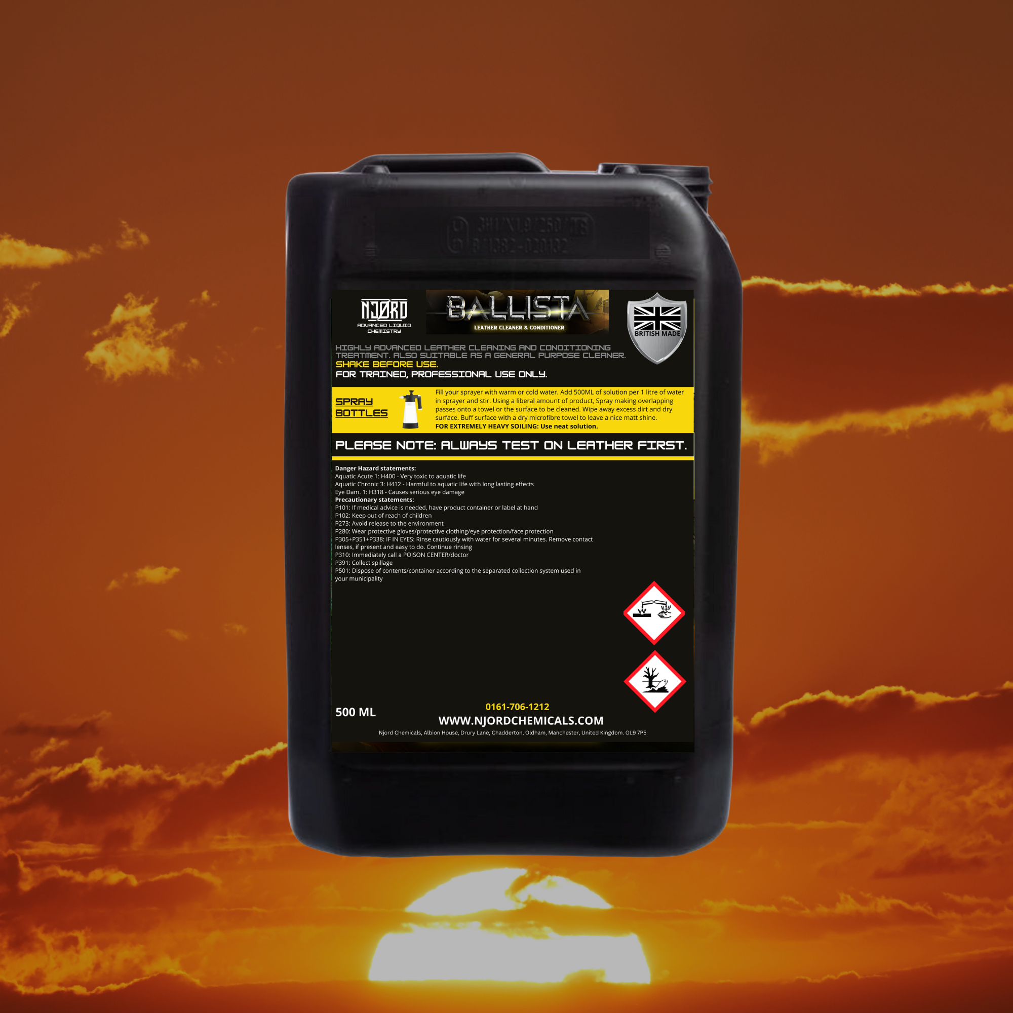 BALLISTA Professional Leather & Vinyl Cleaner