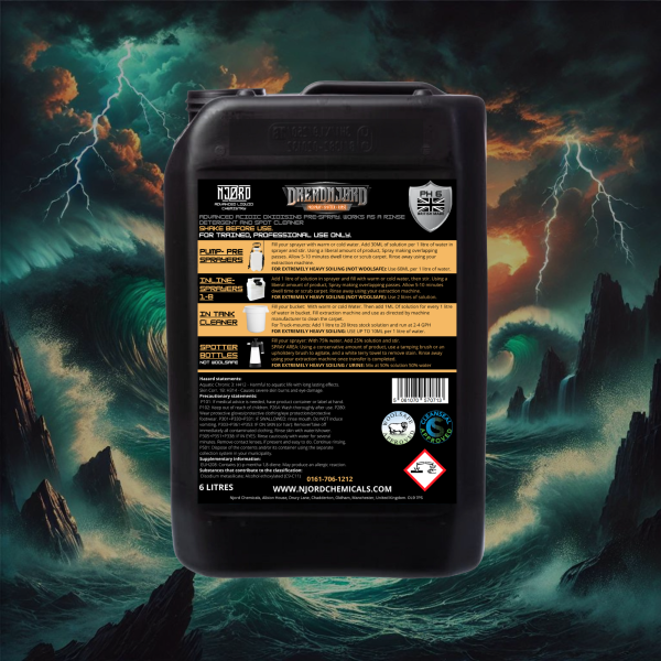 DREADNJORD Professional Pet Urine Remover – Carpets, Upholstery & Mattresses - detail view