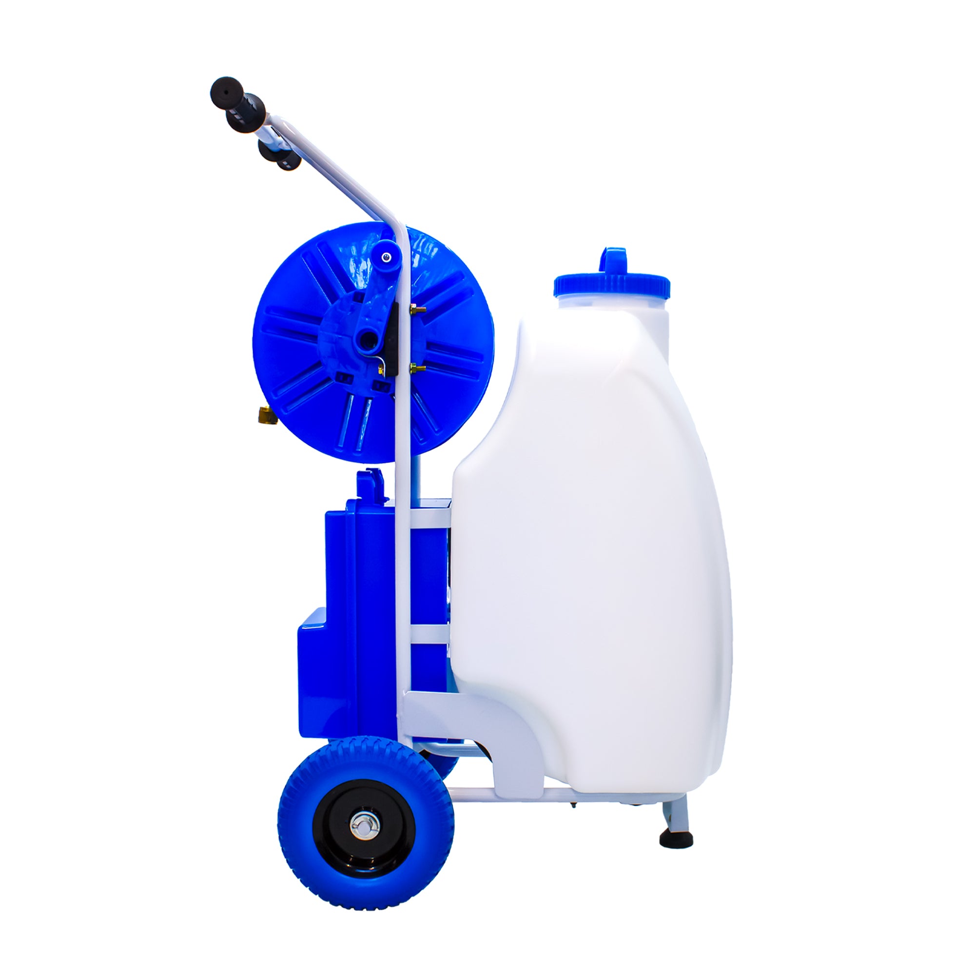 Aquaspray Pro Réservoir de pulvérisation d'eau à piles de 45 L avec poteau de 25 pieds et système de raclette
