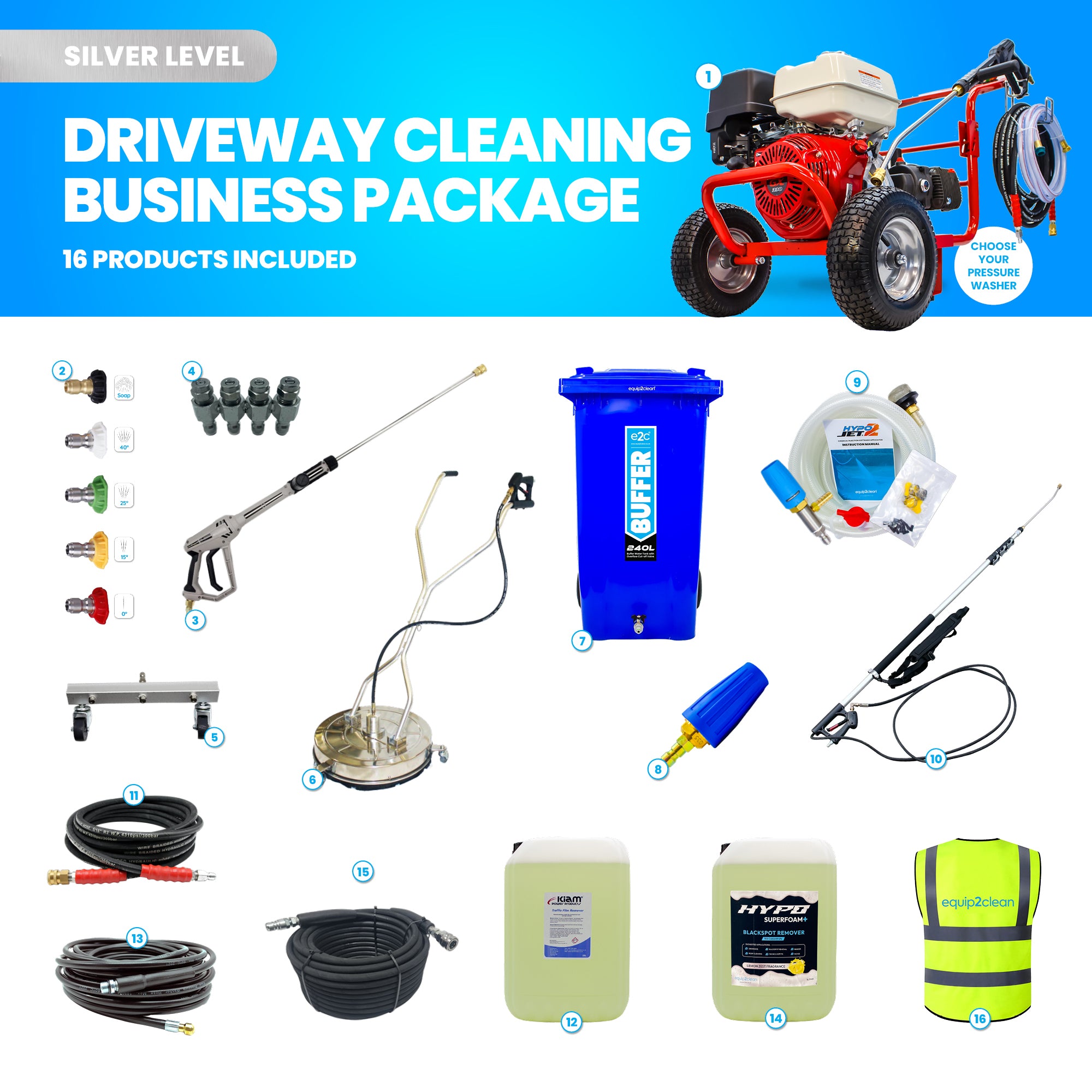 Silver Driveway Cleaning Specialist Business Start-up Package