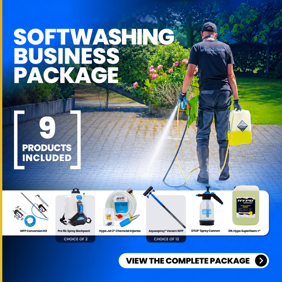 Softwashing Starter Bundle – Complete Exterior Cleaning Setup