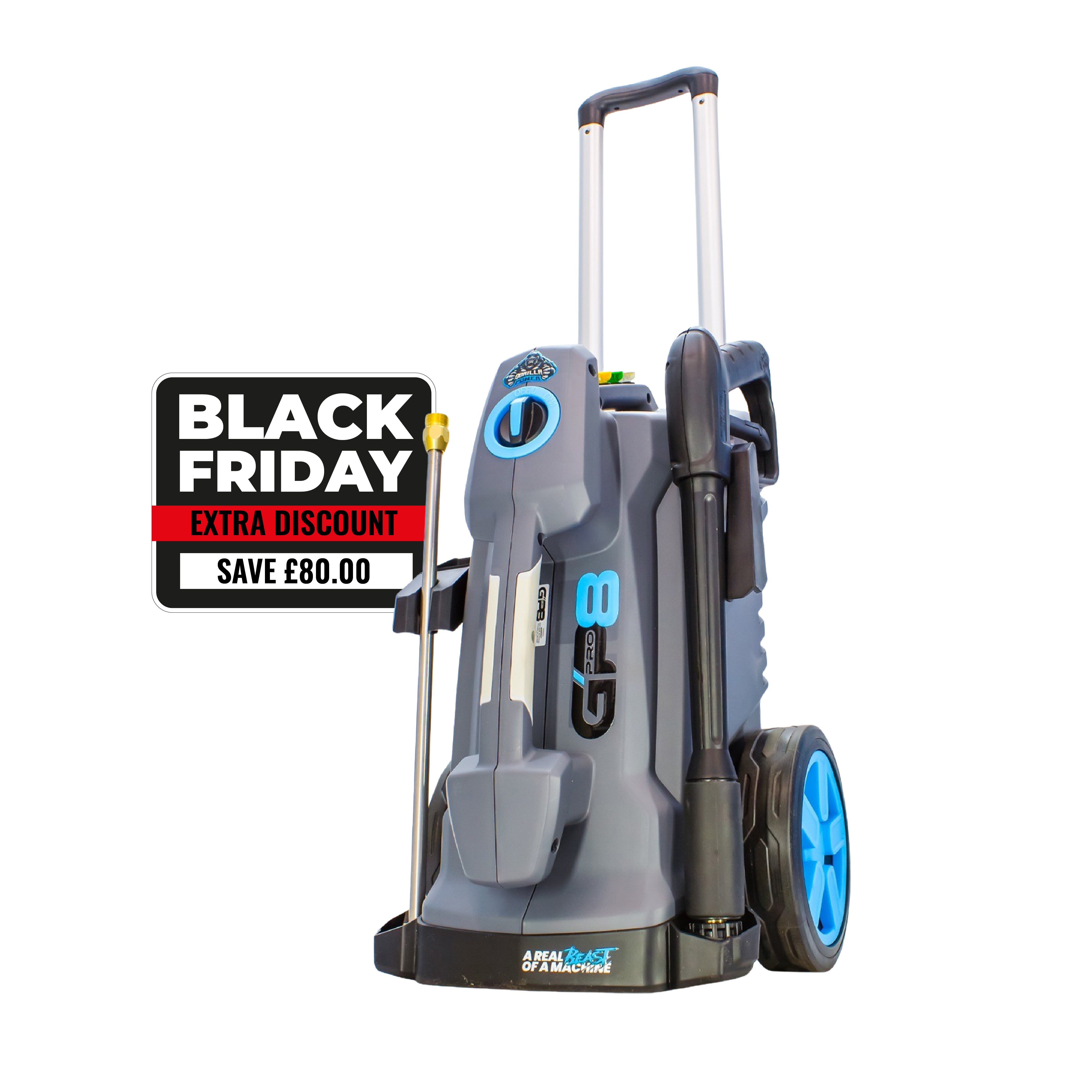 Gorilla Power GP8 Semi-Professional Electric Pressure Washer