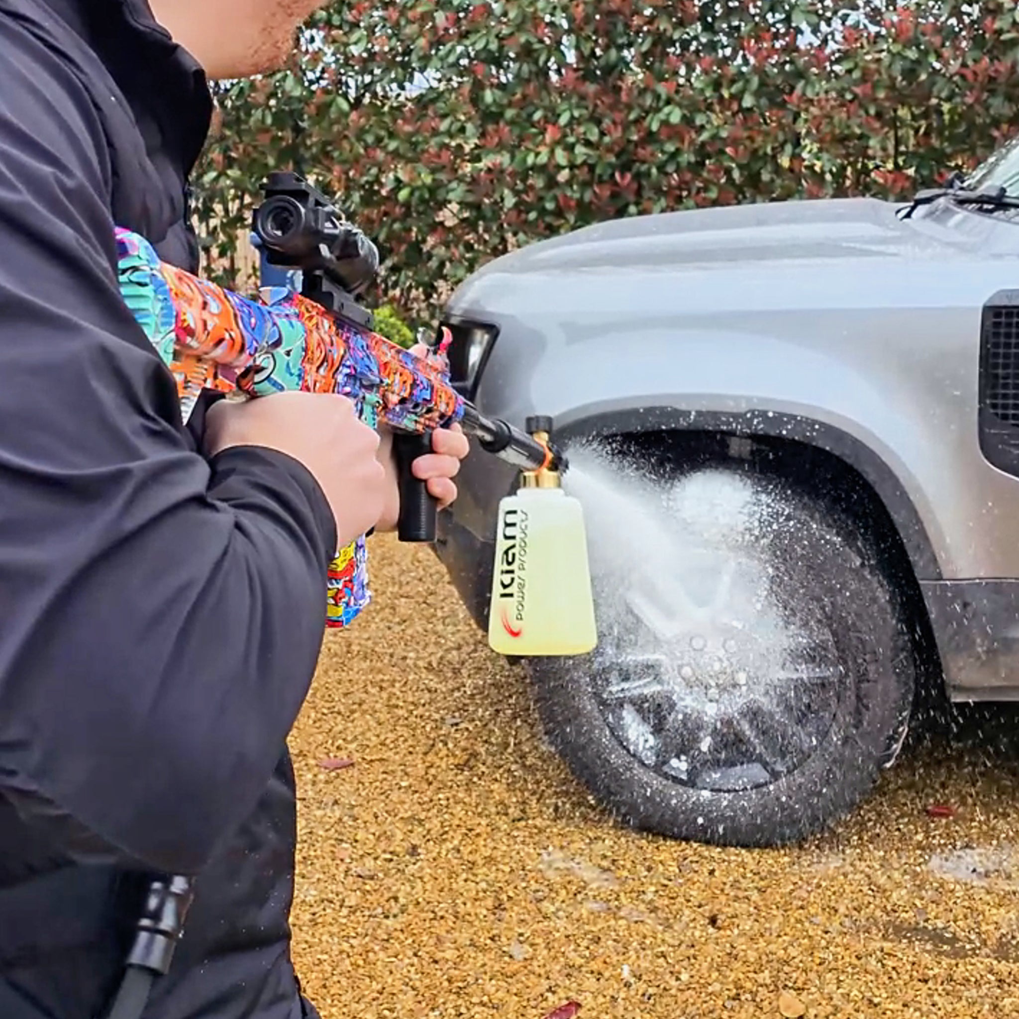 Assault Rifle Replica Pressure Washer Gun & Lance, 5000 PSI | Equip2Clean