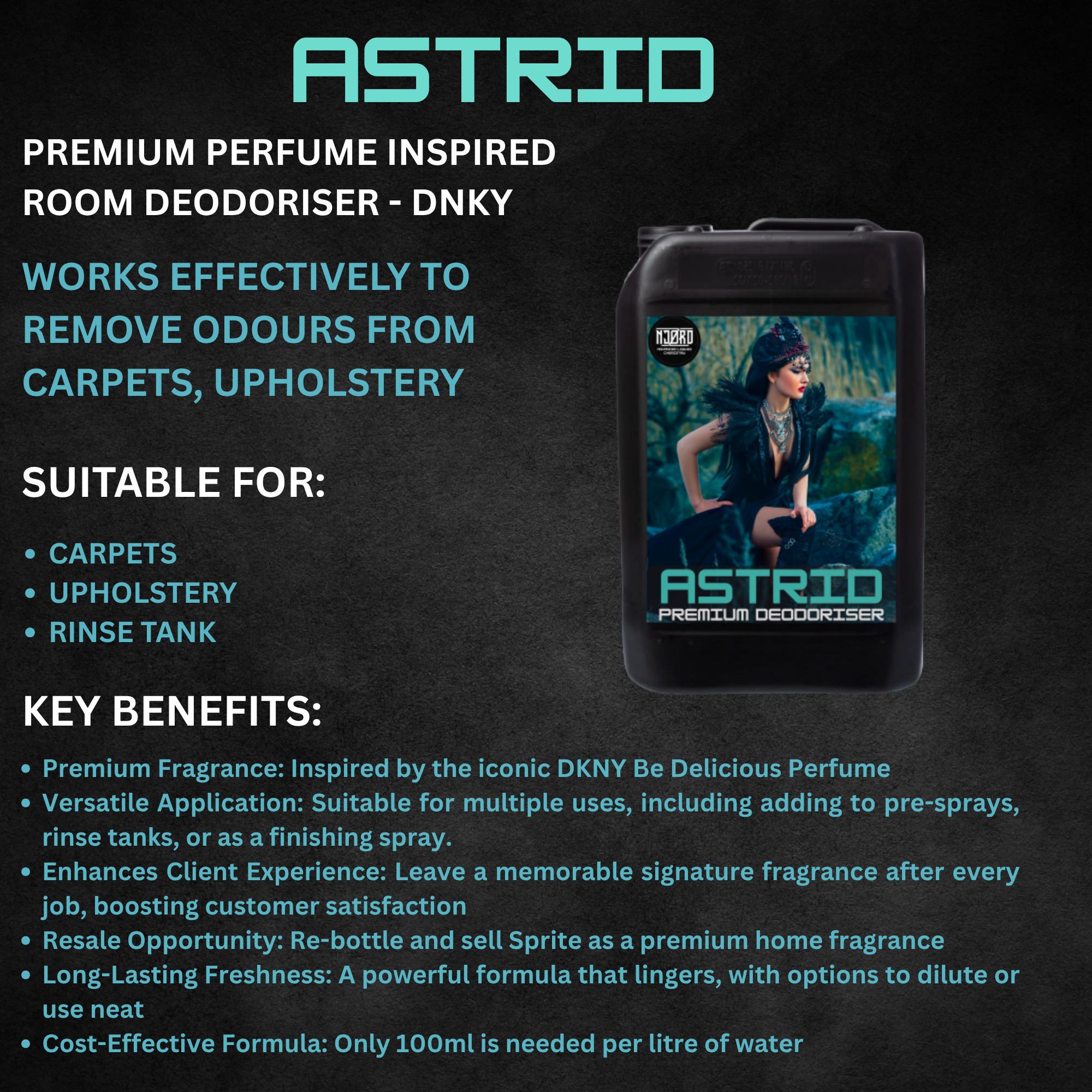 ASTRID – Carpet, Upholstery, and Room Deodoriser