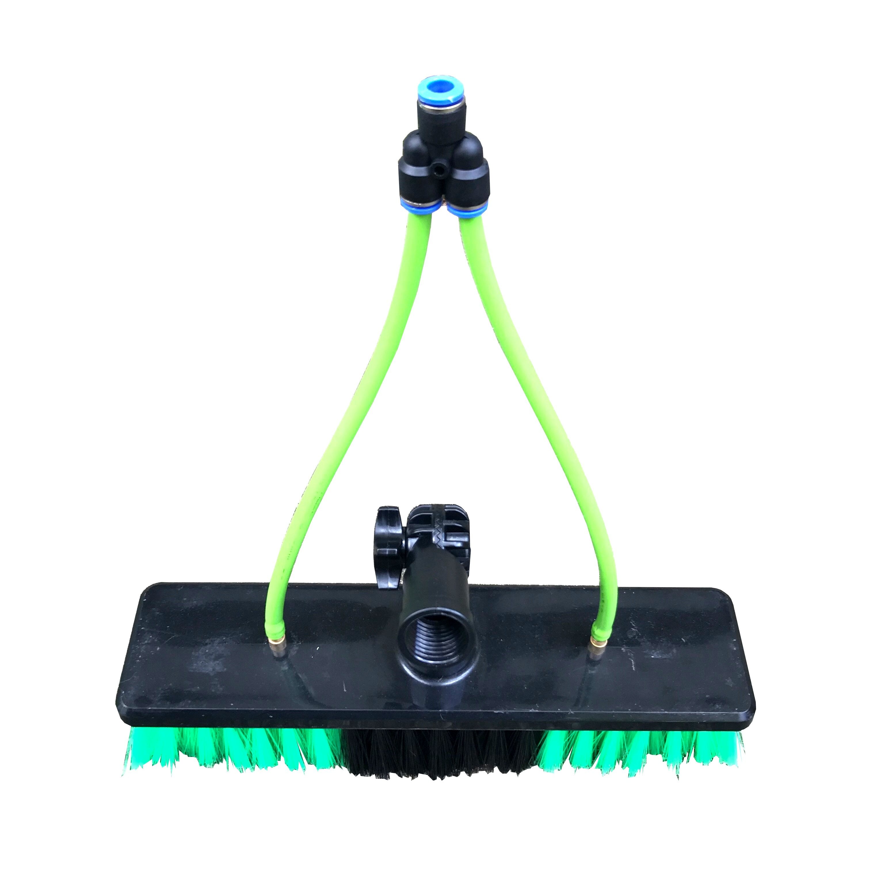 Poteau de nettoyage de vitres extensible télescopique alimenté en eau Aquaspray de 30 pieds