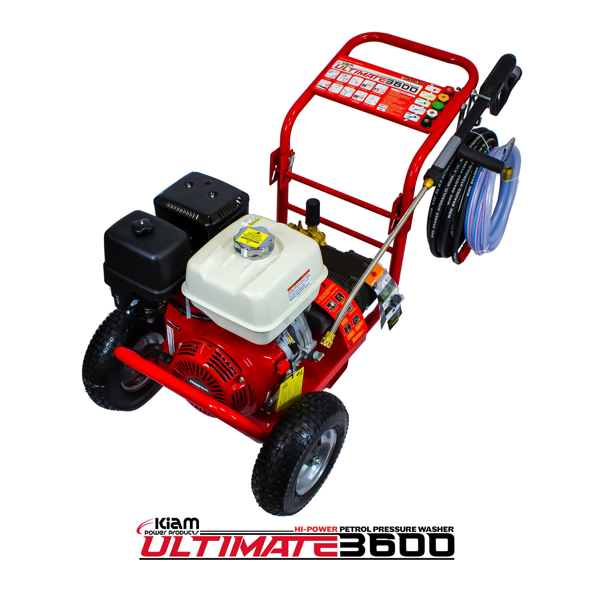 Kiam 3600PR Petrol Pressure Washer Honda GX390 Engine 3600 PSI 15 LPM