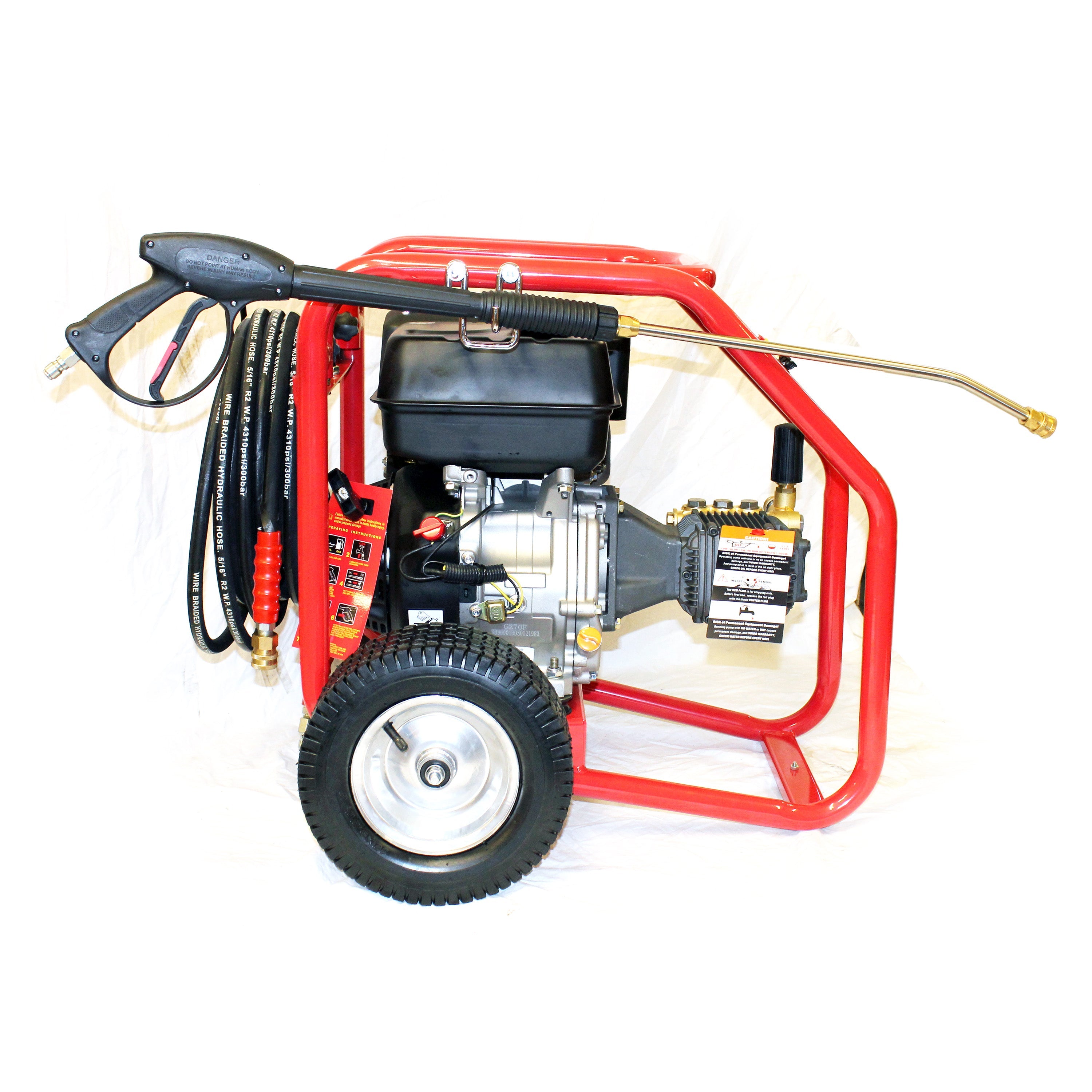 GRADE A Kiam Warrior 3400P Petrol High Pressure Washer Jet Cleaner (9HP)