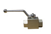1/2" NPT ball valve On / Off isolation tap - 500 bar high pressure
