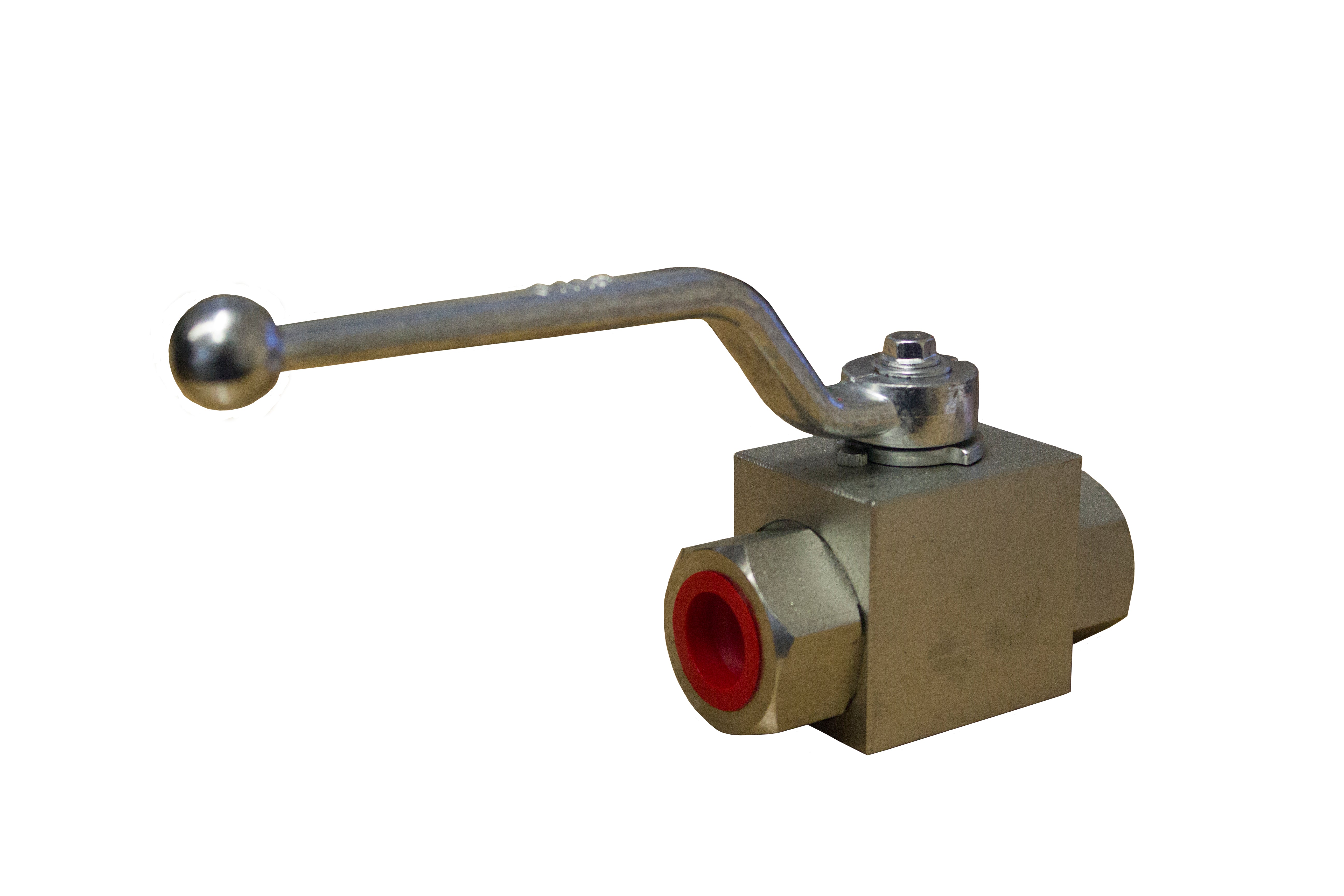 1/2" NPT ball valve On / Off isolation tap - 500 bar high pressure