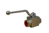 1/2" NPT ball valve On / Off isolation tap - 500 bar high pressure