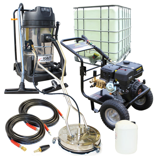 Business Start-Up Pack Pressure Washer - Petrol (KM3700P, KV80-3, SurfacePro 18 and accessories)