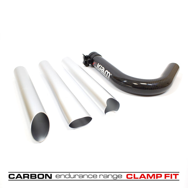Kit de col de cygne en carbone serré - Ensemble d'outils d'accessoires pour aspirateur de gouttière