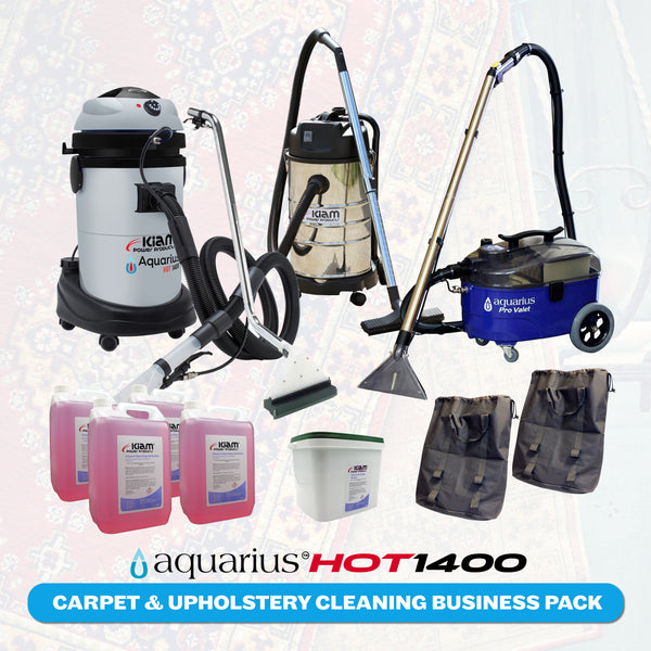 Professional Carpet & Upholstery Cleaning Equipment Business Start-Up Pack (Aquarius Hot 1400)