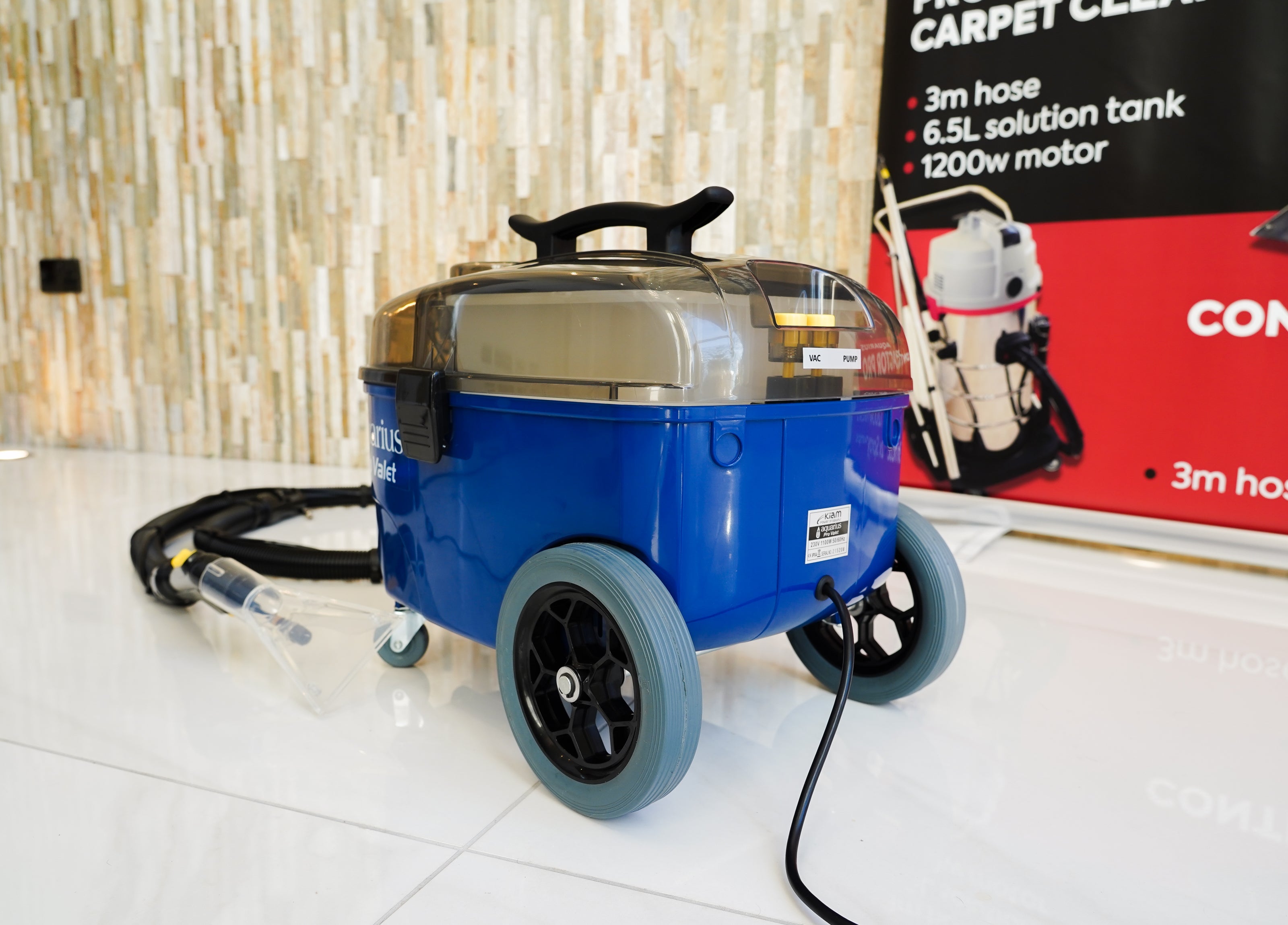 Graded Aquarius Pro Valet Carpet and Upholstery Cleaner - accessories included