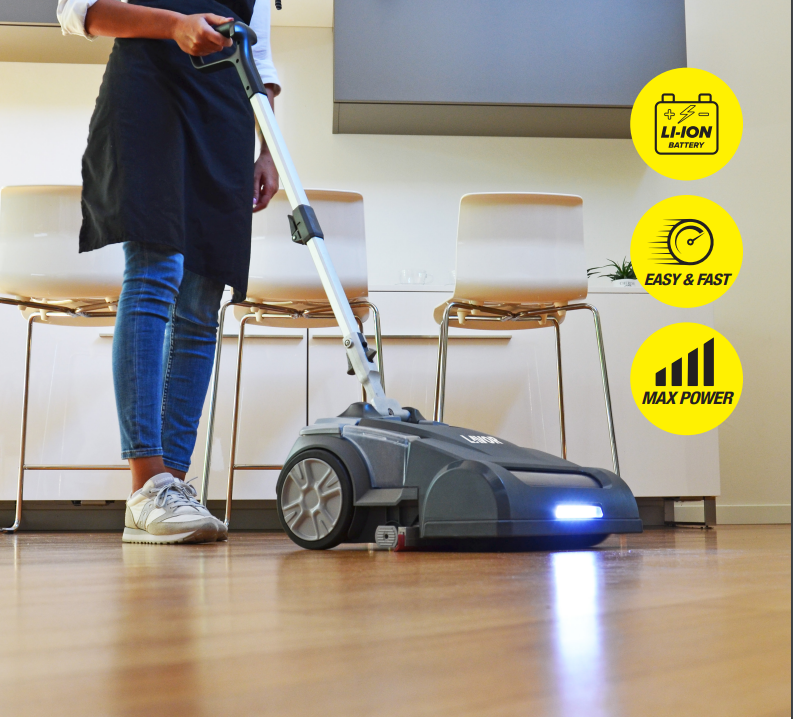 Lavor Fit35b Li Mini Floor-Scrubber Dryer - Battery operated, Hard-floor cleaner