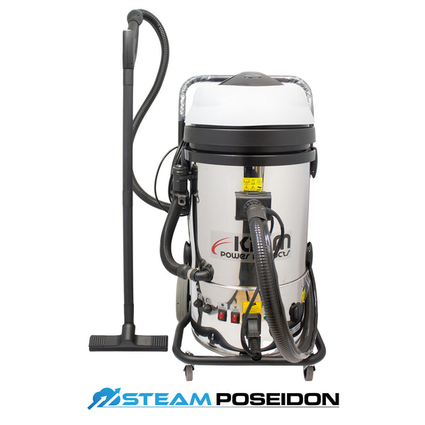 Steam Poseidon 60L Industrial Dry Steam Cleaner Vacuum