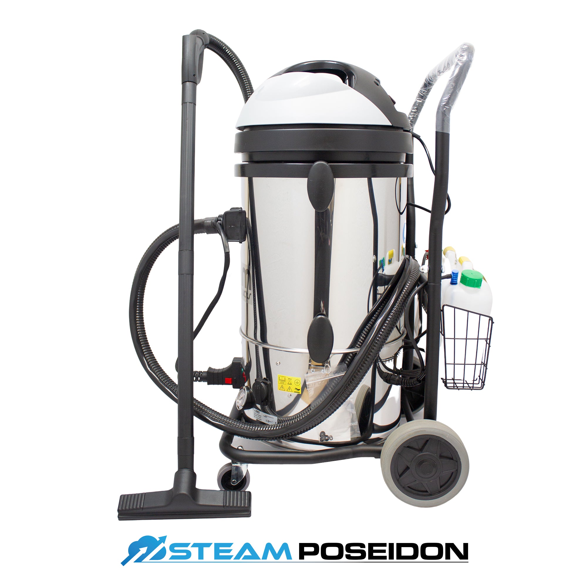 Steam Poseidon 60L Industrial Dry Steam Cleaner Vacuum