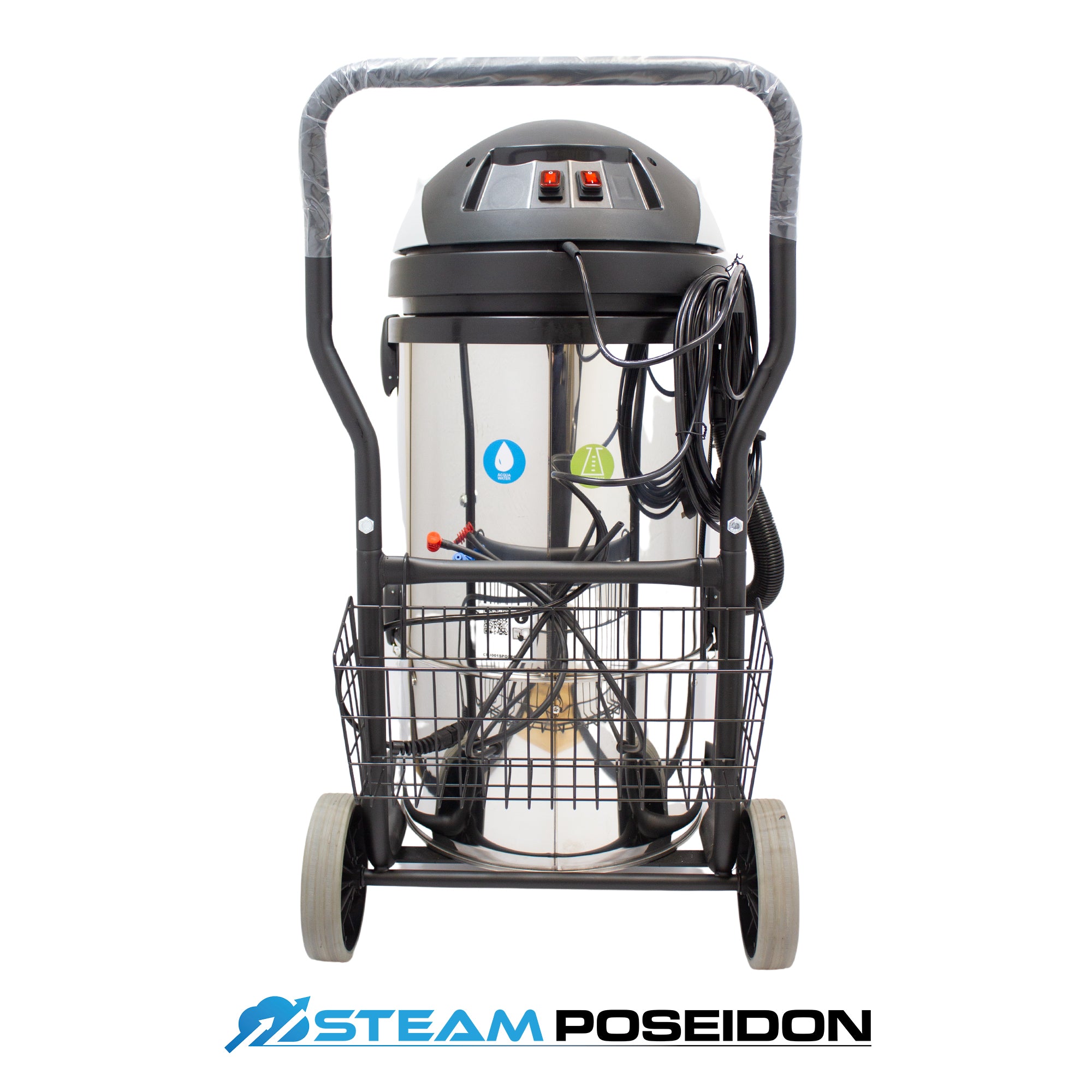 Steam Poseidon 60L Industrial Dry Steam Cleaner Vacuum