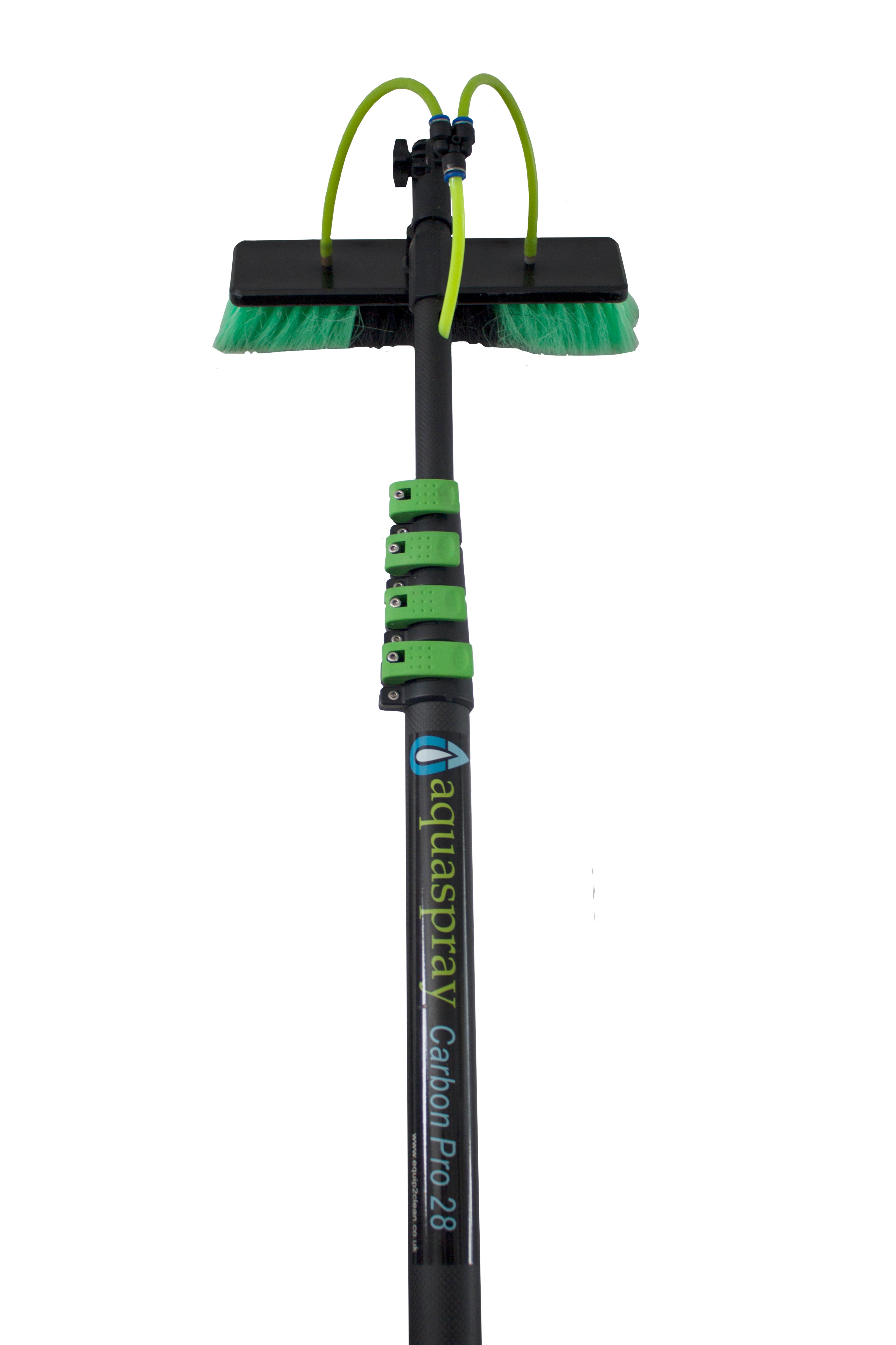 Aquaspray Pro 45L Battery-Operated Water Spray Tank with 28FT Carbon Pole and Squeegee System