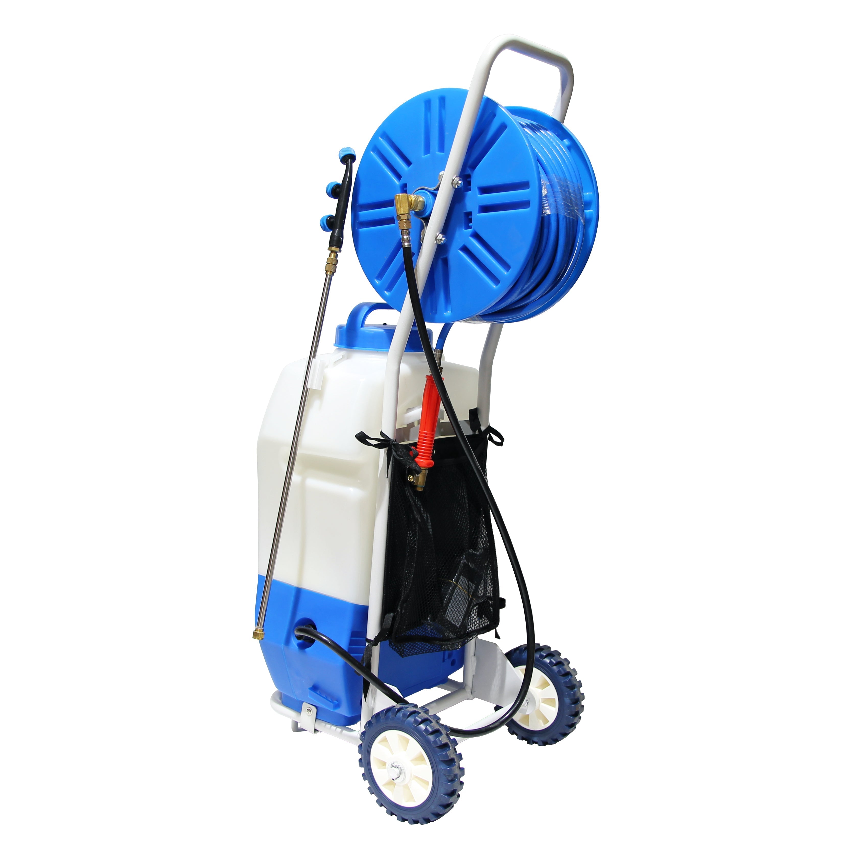 Aquaspray Pro 20L Battery Operated Water Spray Tank with 25FT Pole and Squeegee System