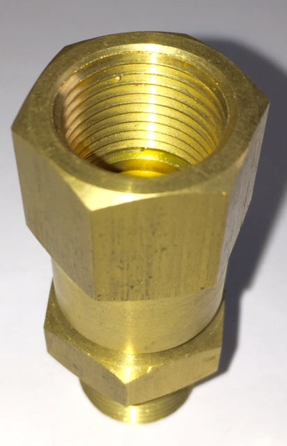 High Pressure Swivel Hose Coupling Brass 3/8" Male - 3/8" Female