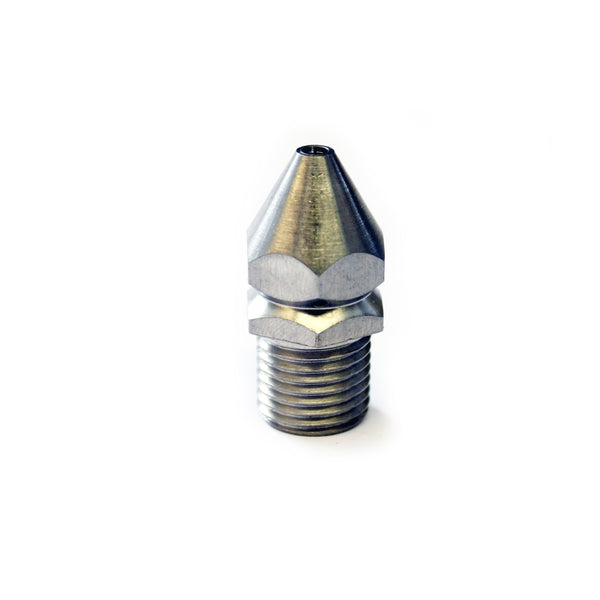 Drain Sewer Cleaning Nozzle for Jetting (4000 PSI) (1/4") 1 forward, 3 rear nozzles
