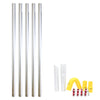Gutter Vacuum Pole Kits Lightweight Aerospace Aluminium (51mm Diameter) 20-40ft