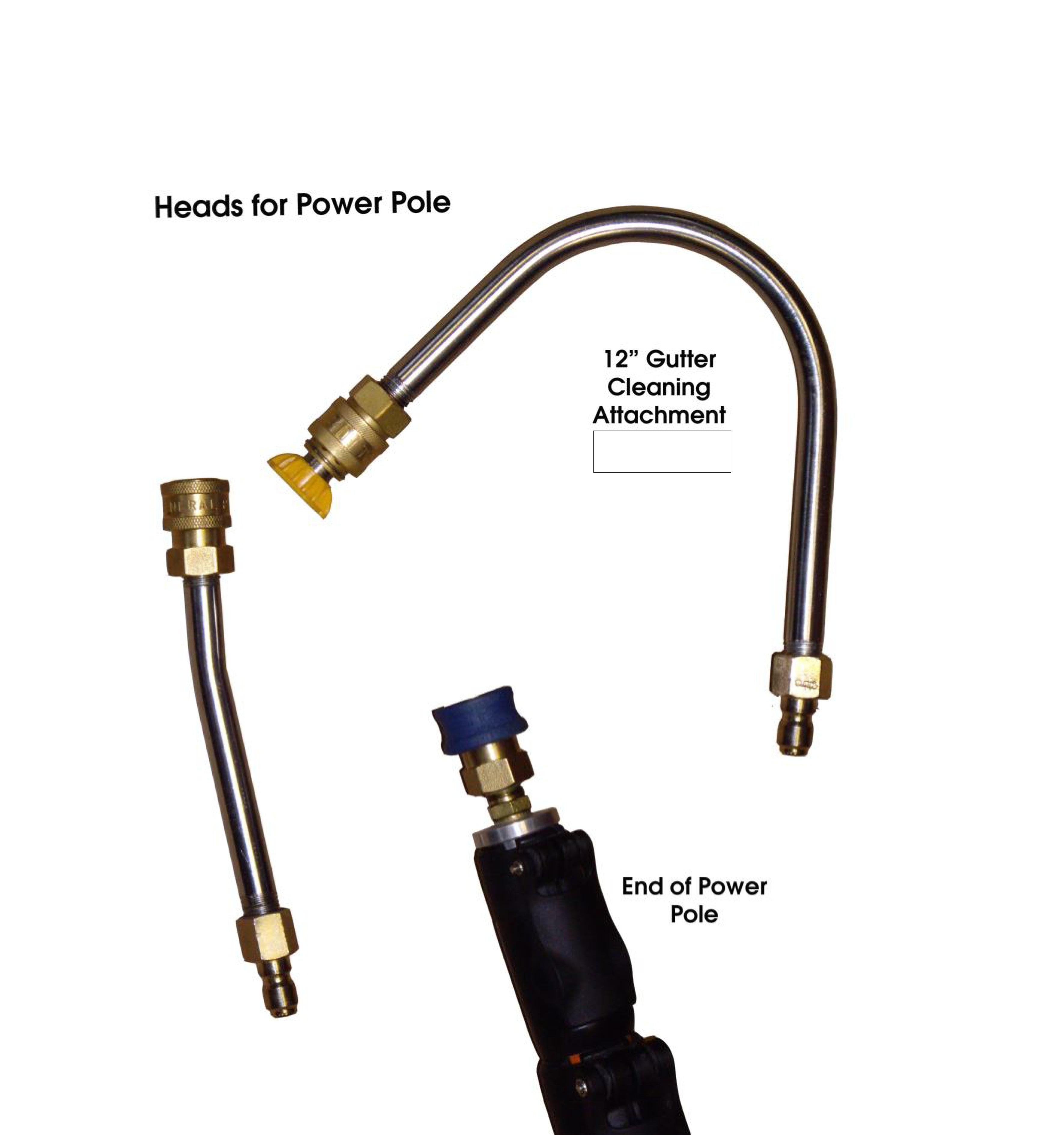 Poteau de lance télescopique extensible de 6,8 m pour nettoyeur haute pression