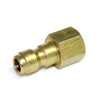 1/4" Female Screw Thread to 11.6mm (1/4") Quick Release Male Coupling
