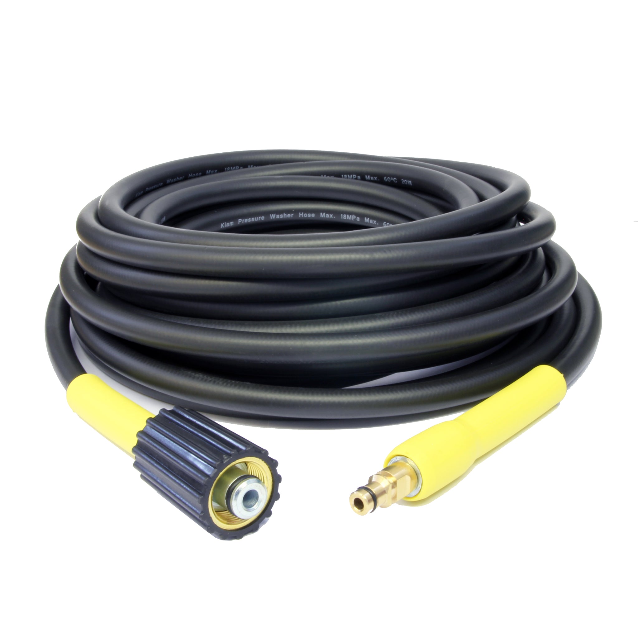 Karcher Flexible High Pressure Cleaning Washer Hose Set Yellow and Black, KARCHER, All Brands