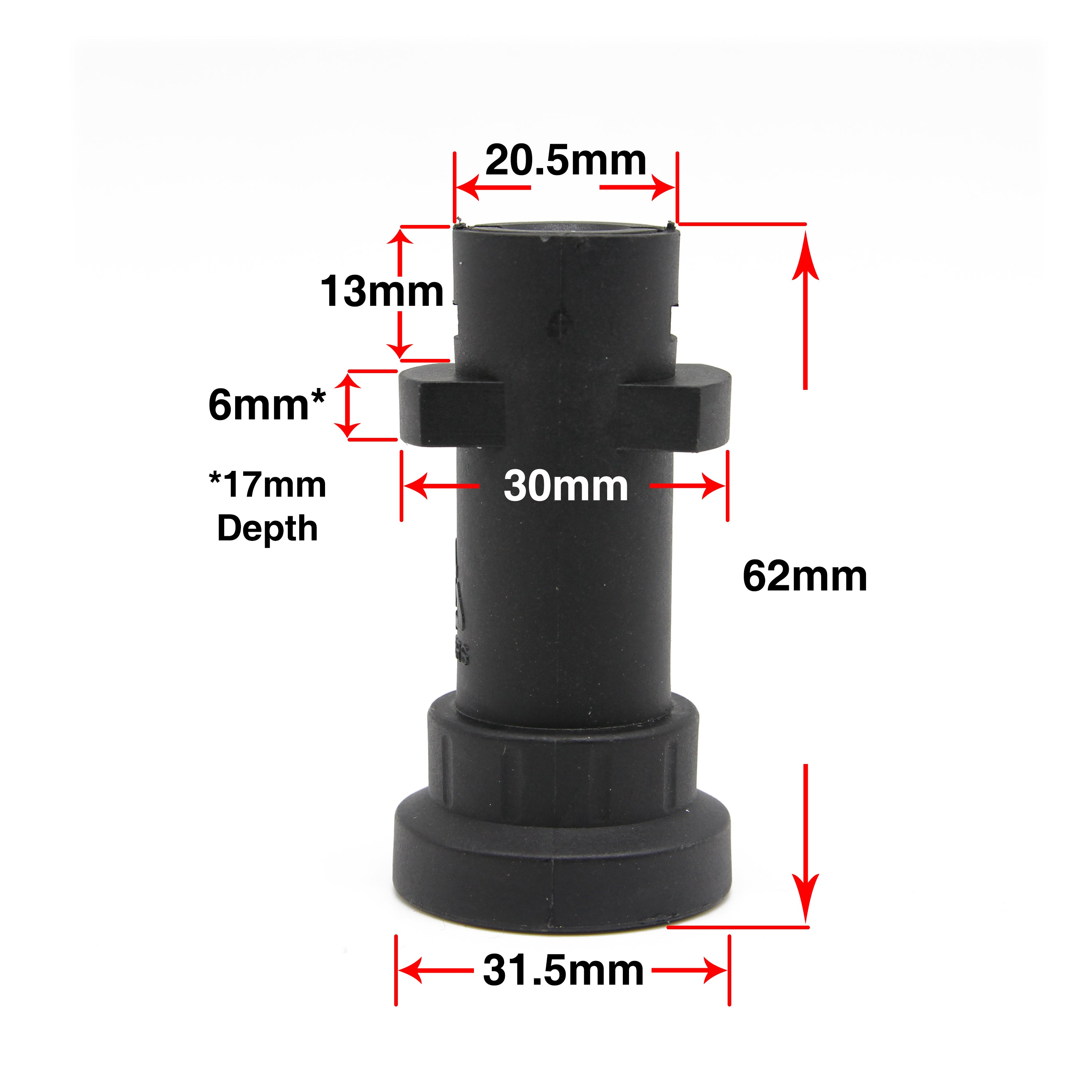 Karcher K Series Pressure Washer Lance Bayonet Adapter Coupling (1/4" Female)