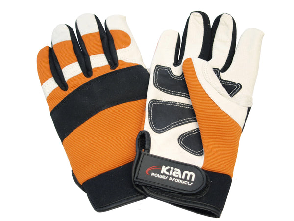 Gants de tronçonneuse Kiam avec protection de la main gauche