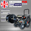 Nettoyeur haute pression diesel industriel Kiam KM3000DHI PLUS (HIFLOW) (10HP) avec enrouleur de tuyau de 30 m