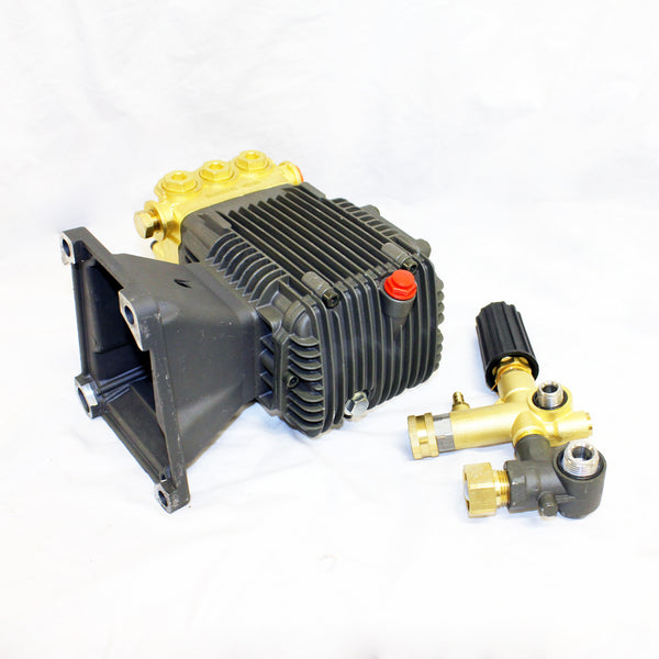 Pompe et déchargeur triplex pour nettoyeur haute pression Kiam KM3700P et KM3600DX (arbre d'entraînement de 25 mm)