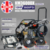 Roof Cleaning Pack - KM3600DXR (Gearbox) Diesel Pressure Washer, Stainless Steel Rotary Roof Cleaner, Turbo Nozzle and 2 x 10M Heavy Duty Extension Hoses
