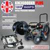 Roof Cleaning Pack - KM3600DXR PLUS (Gearbox) Diesel Pressure Washer, 30m Hose Reel, Stainless Steel Rotary Roof Cleaner and Turbo Nozzle
