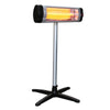 Castle Heaters - 3KW Free Standing Infrared Heater KMH-3000R with Telescopic Floor Stand