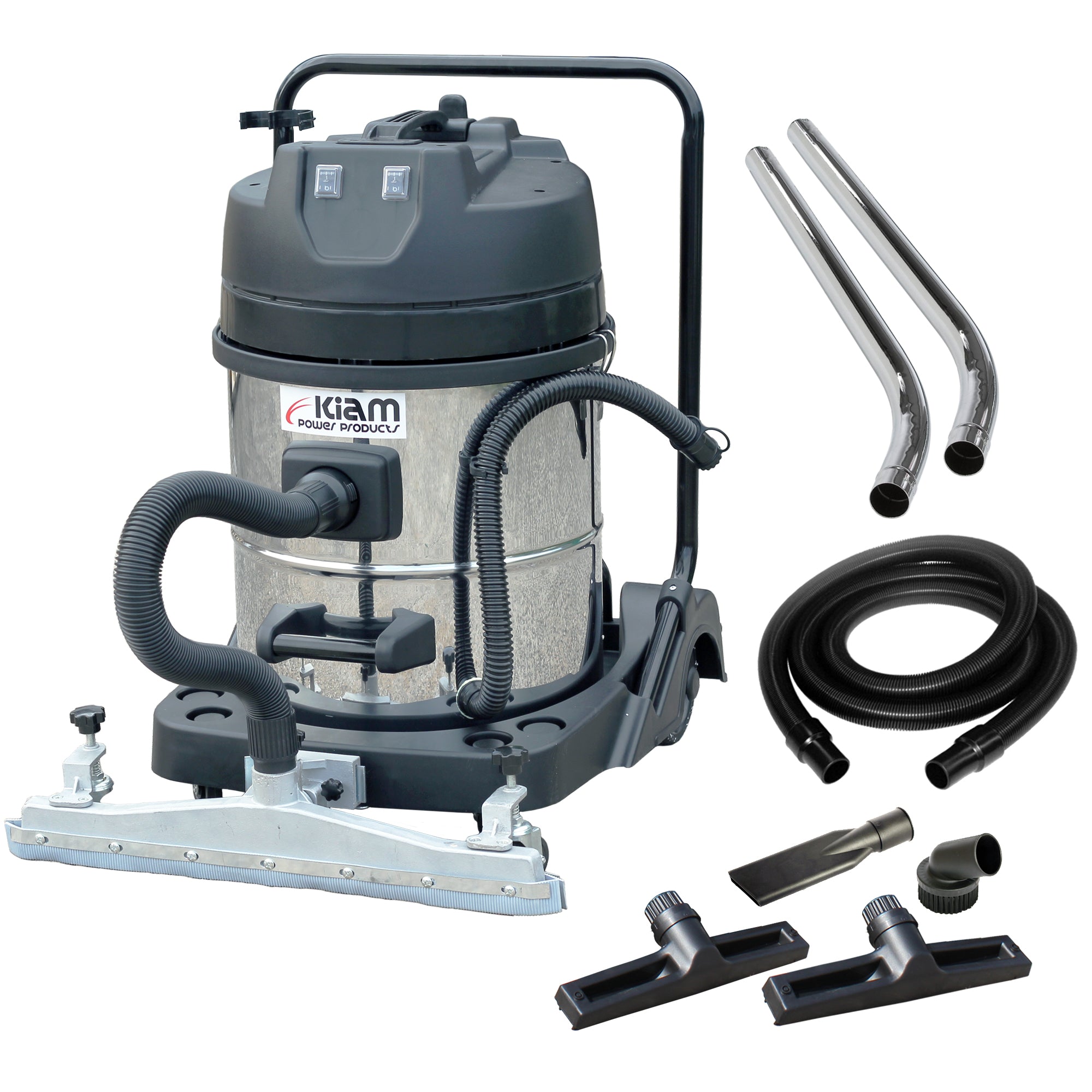 Kiam Warehouse Vacuum KV60-2F Wet & Dry with Front Mounted Squeegee ...