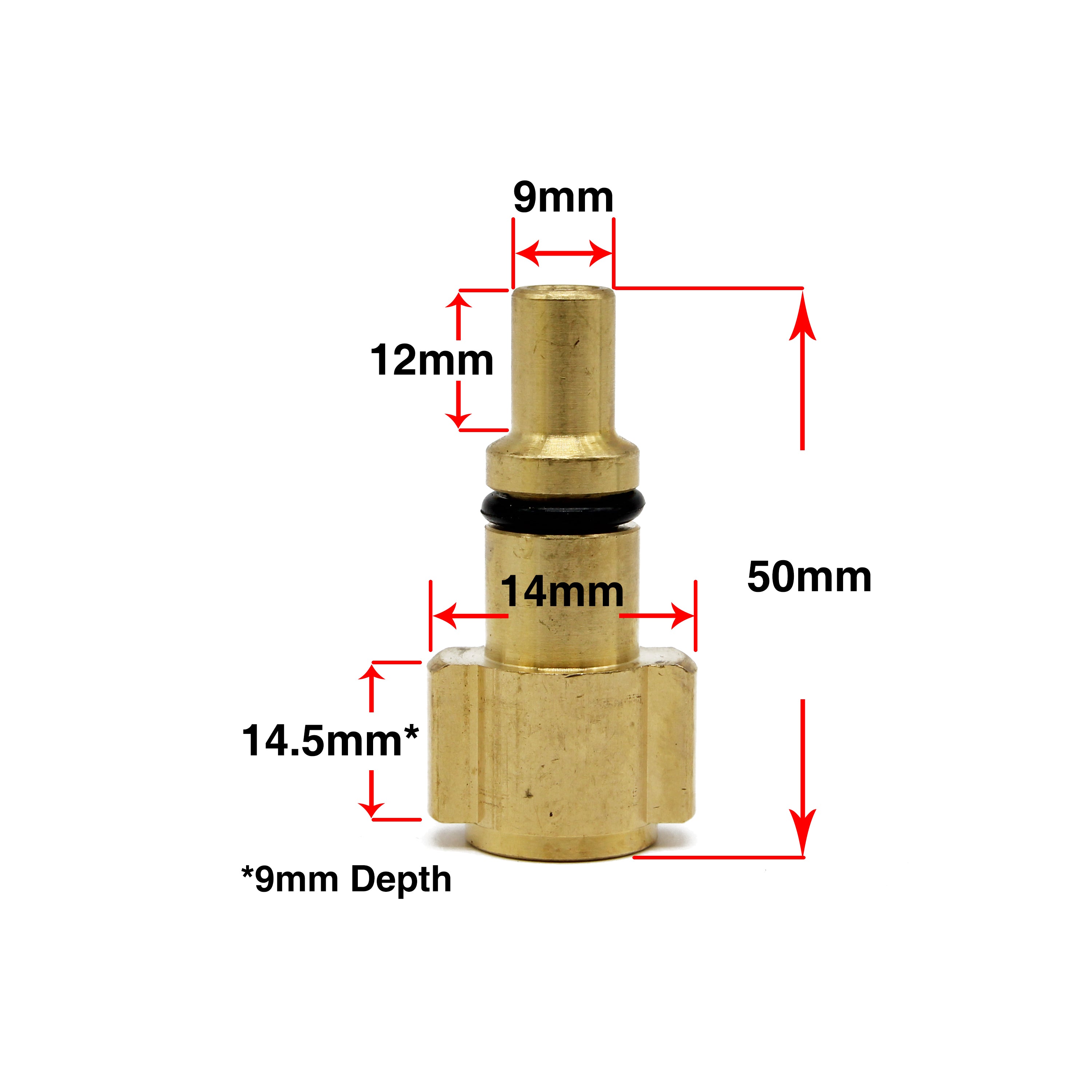 Lavor Pressure Washer Lance Bayonet Adapter Coupling (1/4" Female)